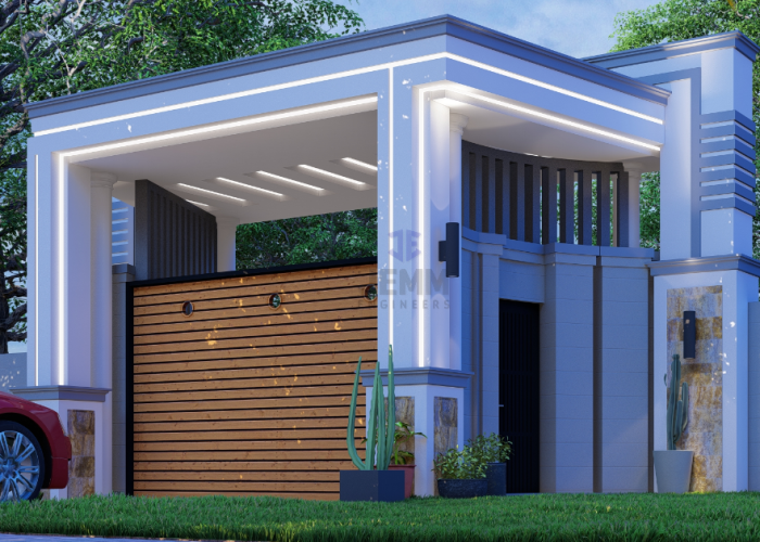 DESIGN OF A  MODERN GATE STRUCTURE